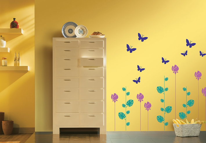 Wall Stencil Painting